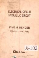 Amada-Amada FBD-2512 FBD-1253, Fine Bender Electrical and Hydraulic Circuit Manual-FBD-1025-FBD-1030-FBD-1040-FBD-1253-FBD-2512-FBD-3512-FBD-5012-FBD-5020-FBD-8020-FBD-8025-01